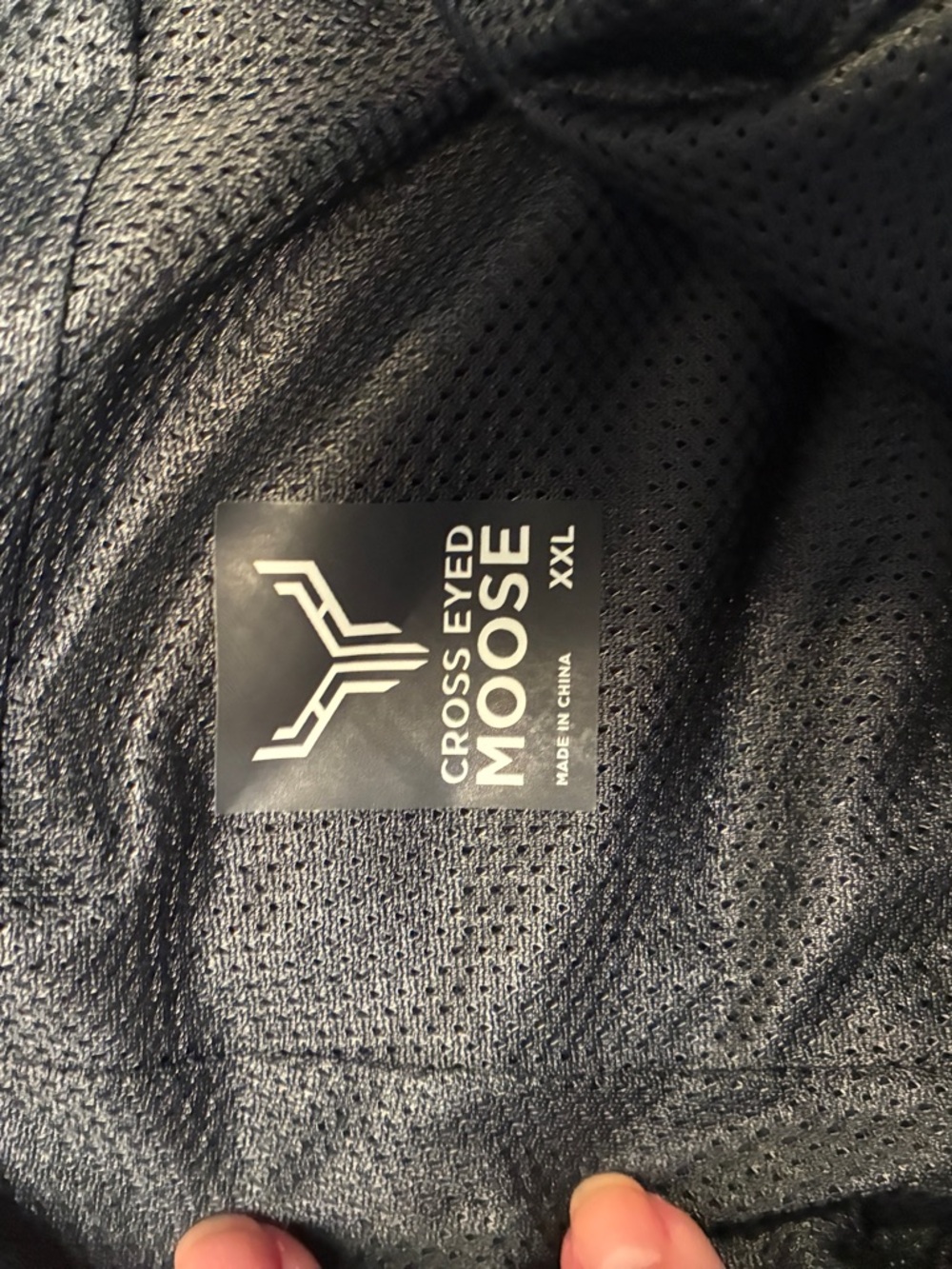 Cross Eyed Moose Black Grid Swim Trunks XXL Hybrid poolside Cargo Shorts - Picture 7 of 10
